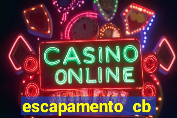 escapamento cb twister 250